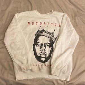 Notorious B.I.G sweater medium